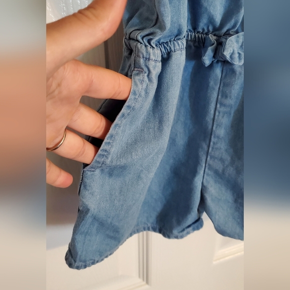 Cat & Jack Denim Girls Romper Size 4T - Picture 3 of 4